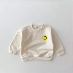 Toddler Smiley Adore You Print Long Sleeve Sweatshirt