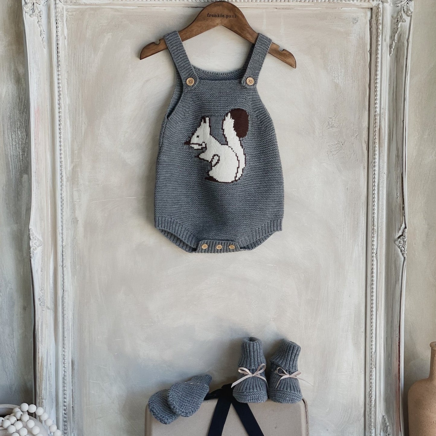 Baby / Toddler Knitted Sleeveless Pattern Romper